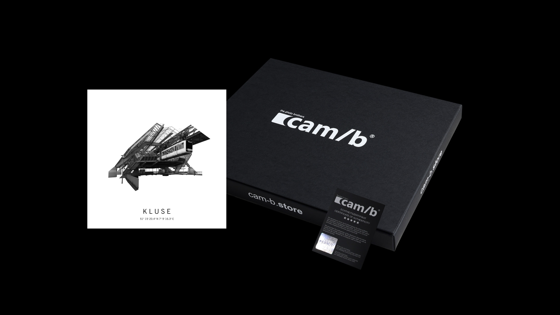 ART EDITION Wandbild "kluse" mit Karton und Zertifikat