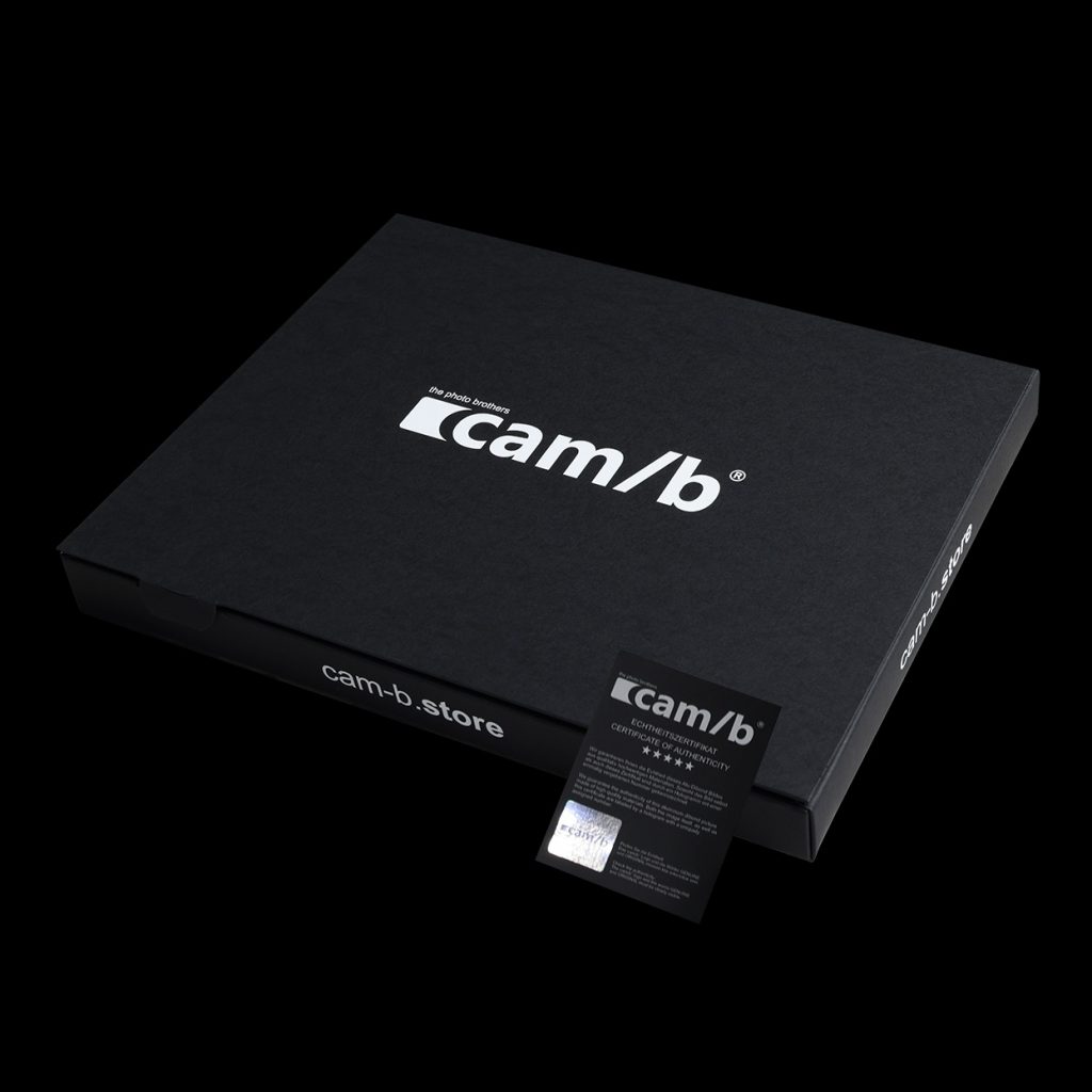 cam/b Geschenkverpackung schwarz matt