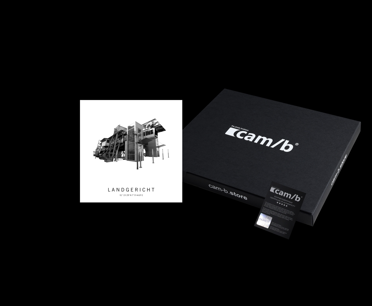 Schwebebahnstation "Landgericht" mit Karton