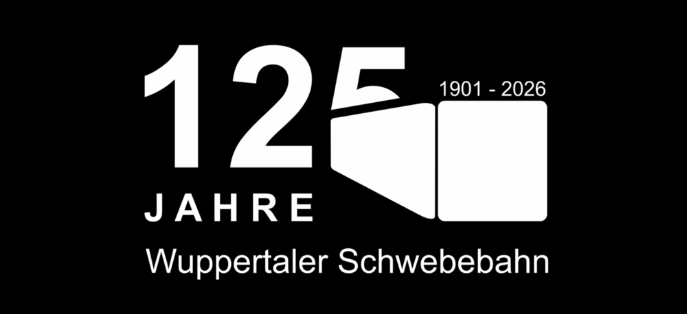 Logo 125 Jahre Wuppertaler Schwebebahn