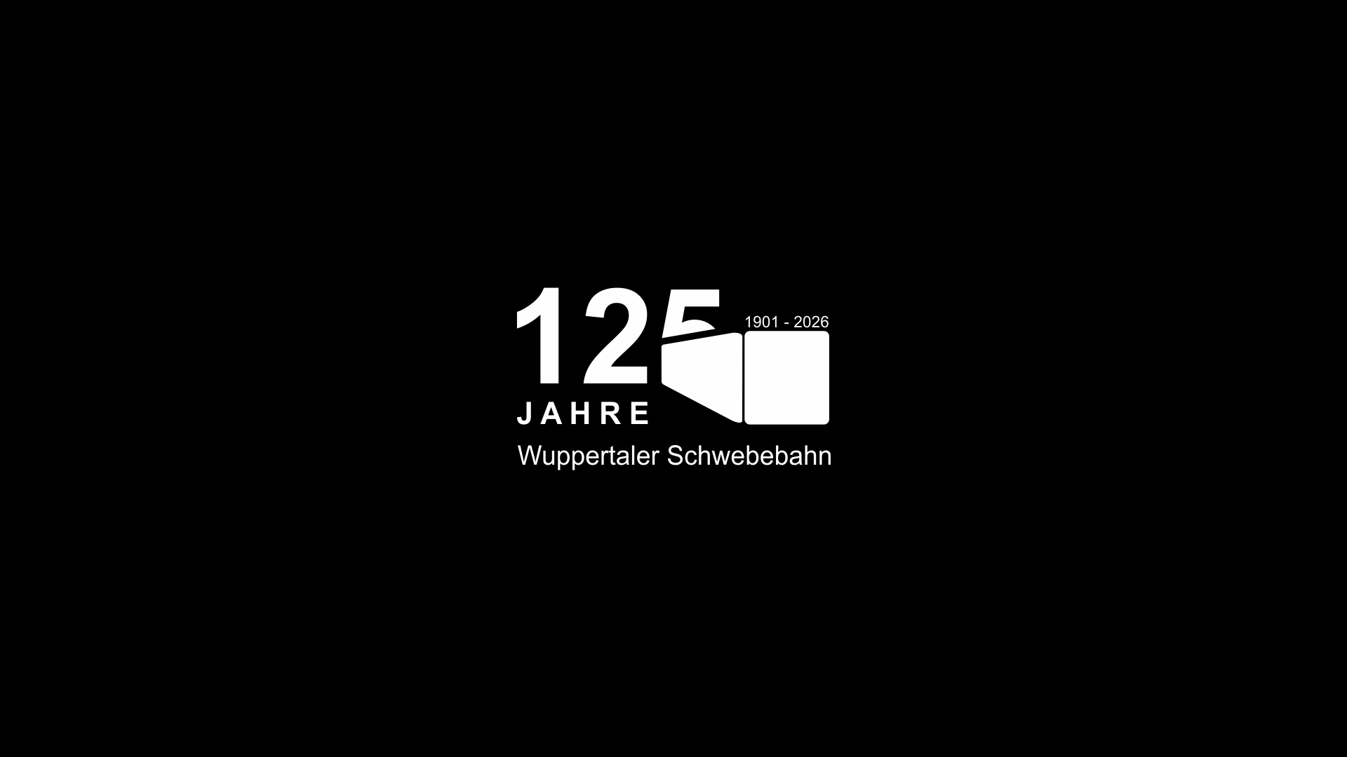 Logo 125 Jahre Wuppertaler Schwebebahn